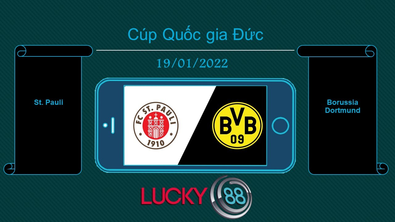 LUCKY88 St. Pauli vs Borussia Dortmund , Tip bóng đá miễn phí ngày 19/01/2022